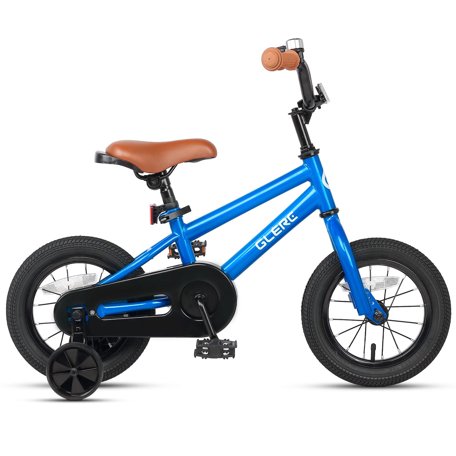 Blue-12 with Training Wheels