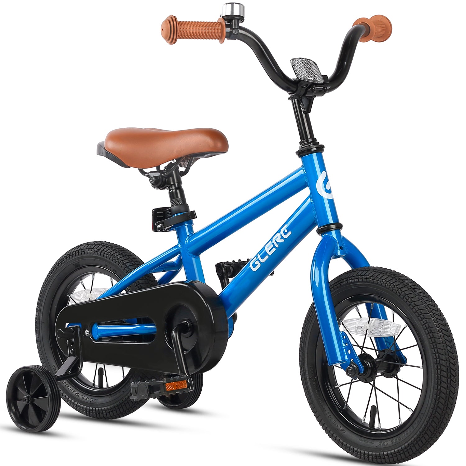 Blue-12 with Training Wheels