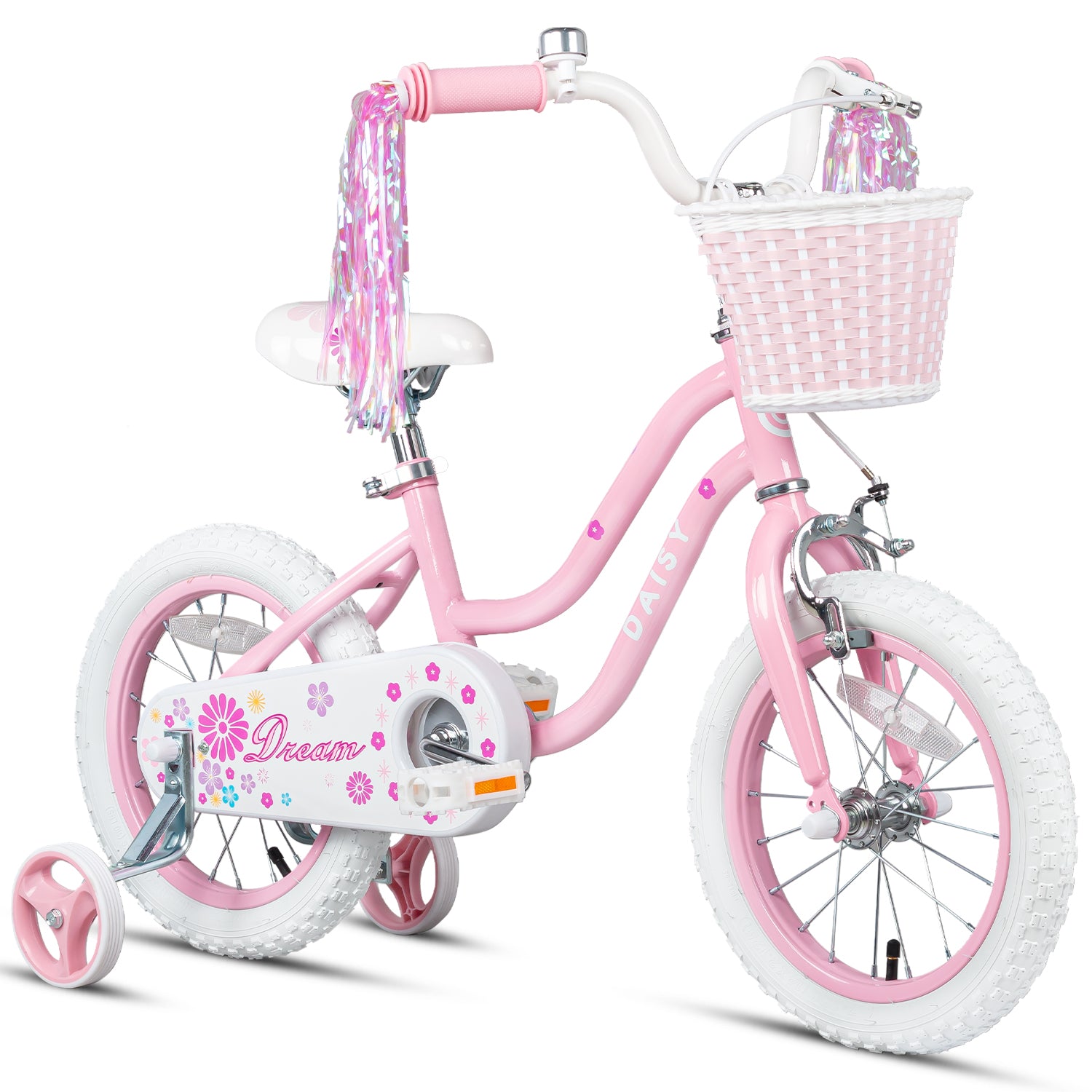 Dimension Kid's Bike Streamers Magenta/Pink